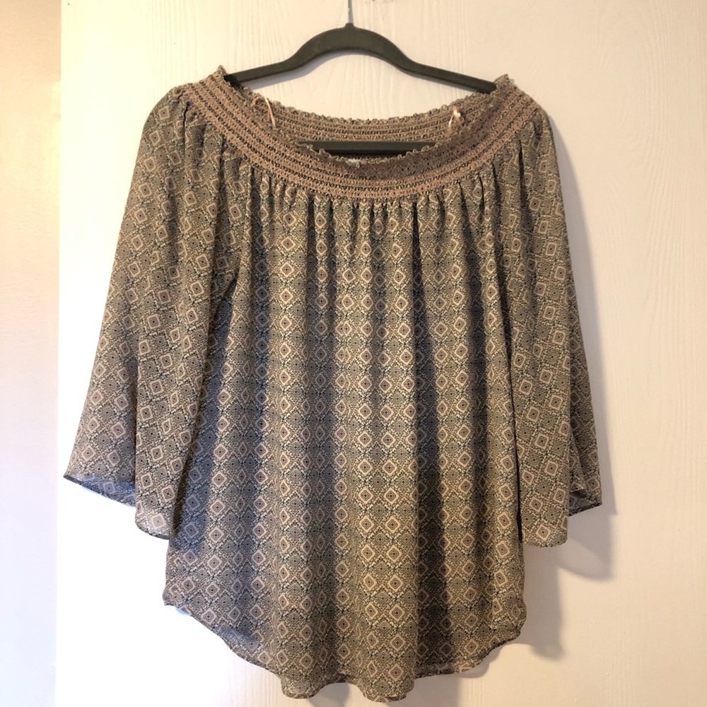 Print blouse